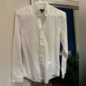 Express White Slim Fit Shirt